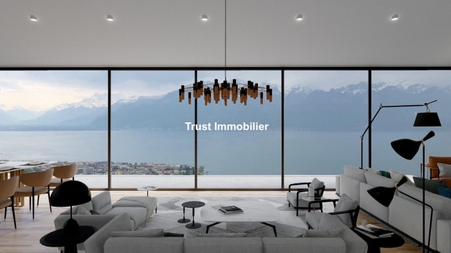6013. Villa zum Bauen in Glion -  Bild 1