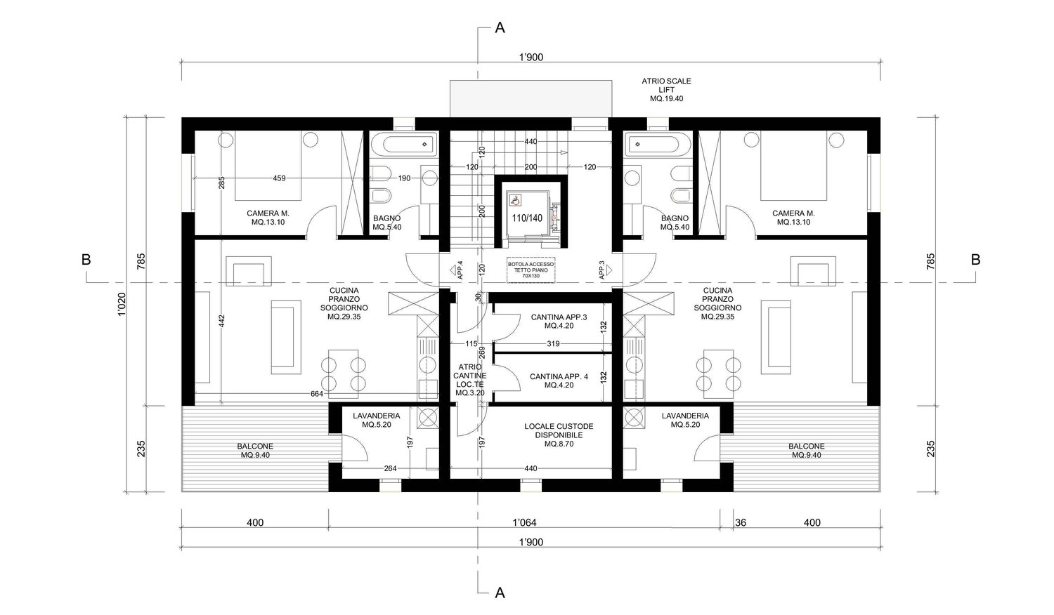 Nuovo elegante appartamento con grande giardino -  Bild 12