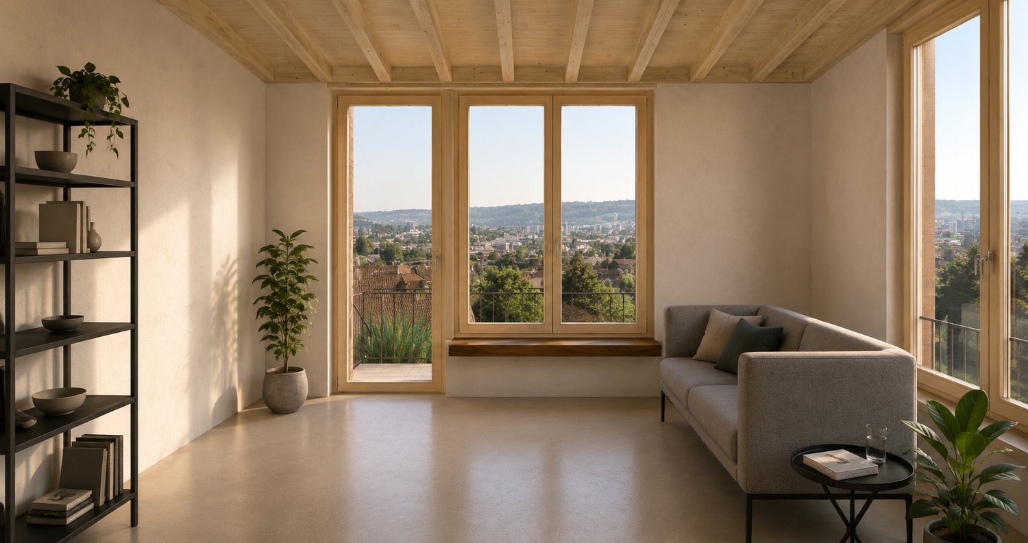 Maisonnette 4.5 pièces avec jardin privatif — construction bois neuve, Biel/Bienne -  Bild 4