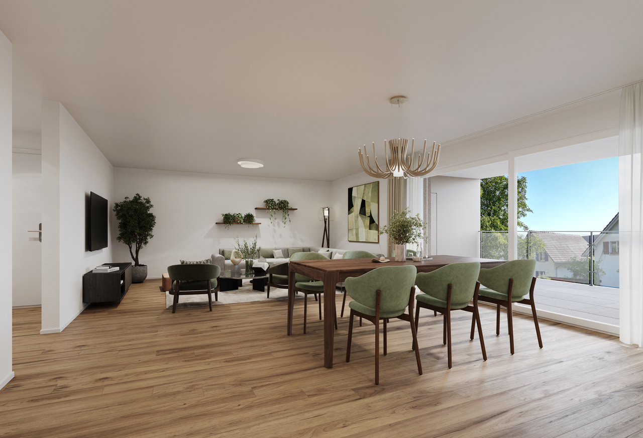 4.5 Z.-Wohnung C/D, im OG, 122m² Netto-Wohnfläche und 38m² Balkon - Essen - Wohnen