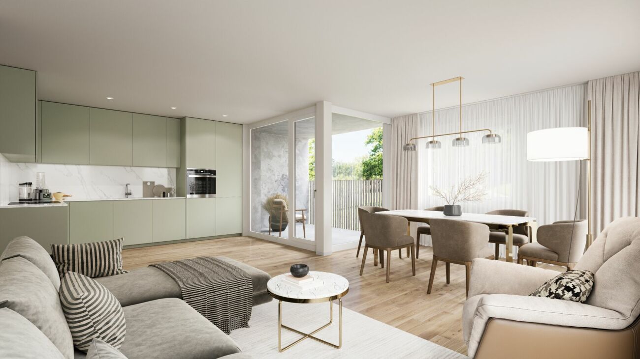 Moderne 3.5-Zimmer-Wohnung mit einladender Loggia -  Bild 1