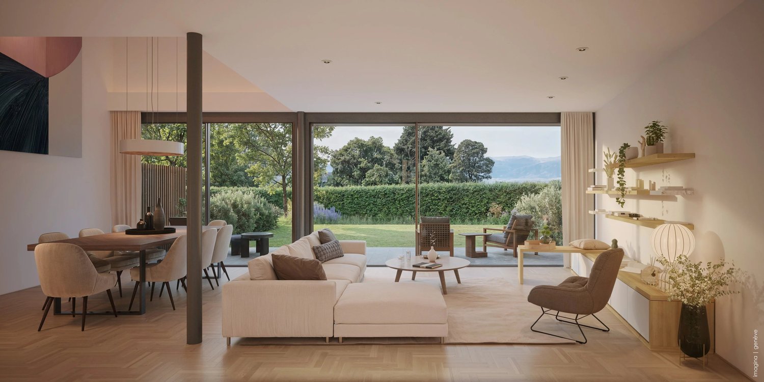 Exceptional contemporary villa with large garden in the heart of Anières -  Bild 8