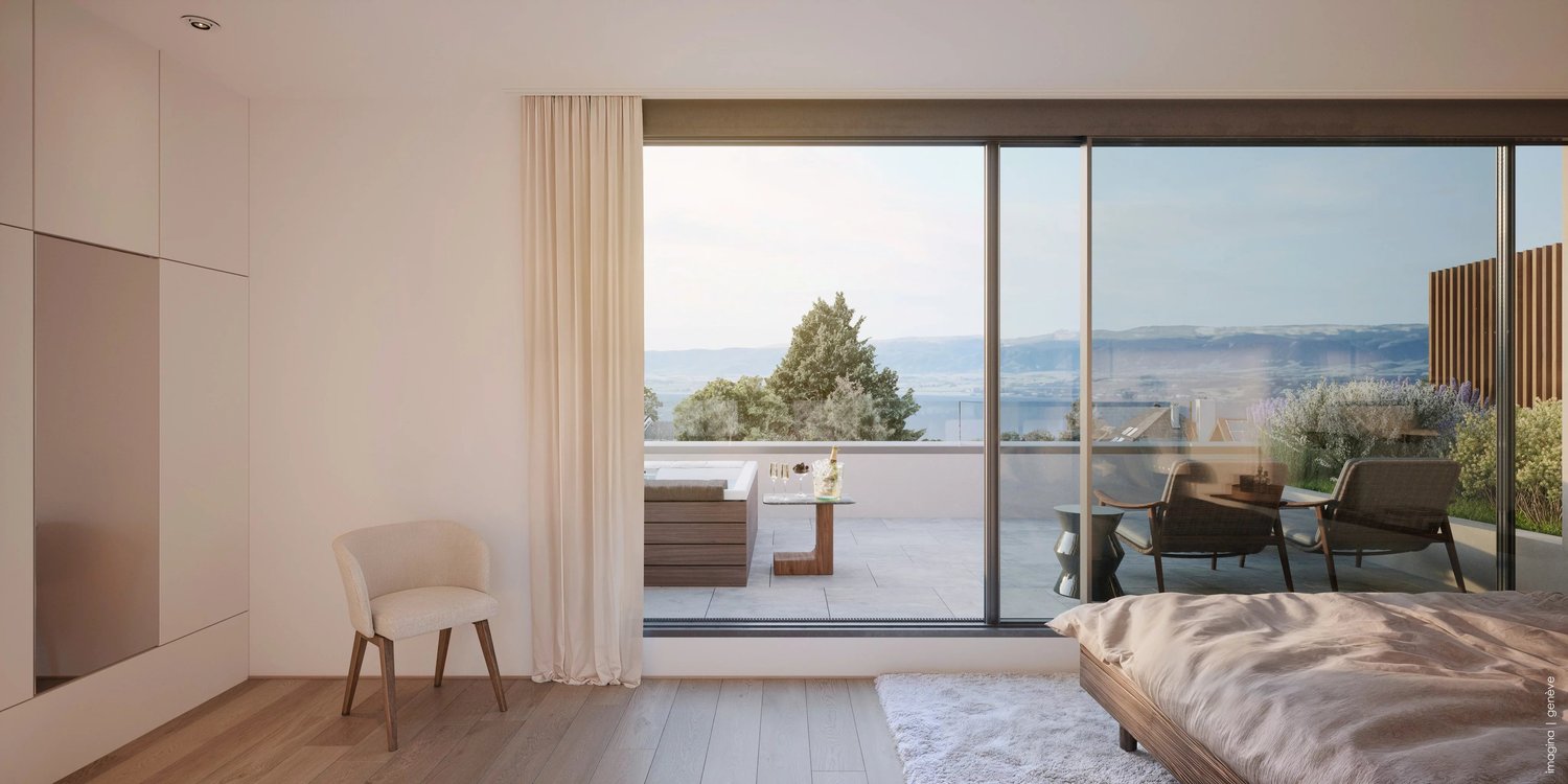 Exceptional contemporary villa with large garden in the heart of Anières -  Bild 10