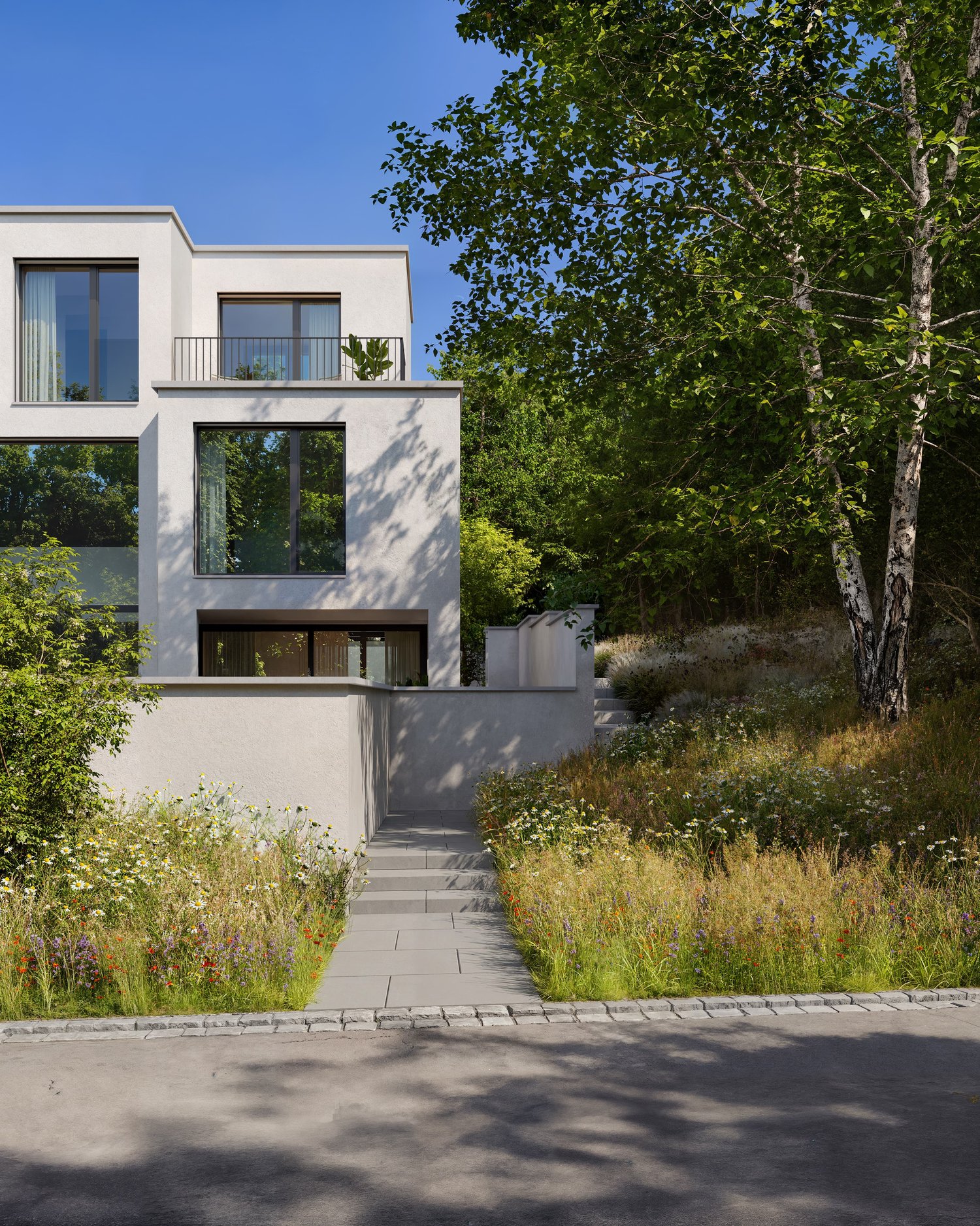 RUCHENACHER PARK - RUCHENACHER PARK_Ansicht Süd_Haus F