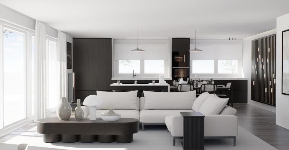 Bel emplacement Magnifique 3 1-2 pièces avec terrasse et jardin. - Appartement 3.5 pièces - image - 3