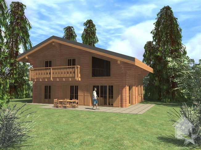 Projekt zum Bau eines Chalets mitten in der Natur! -  Bild 1
