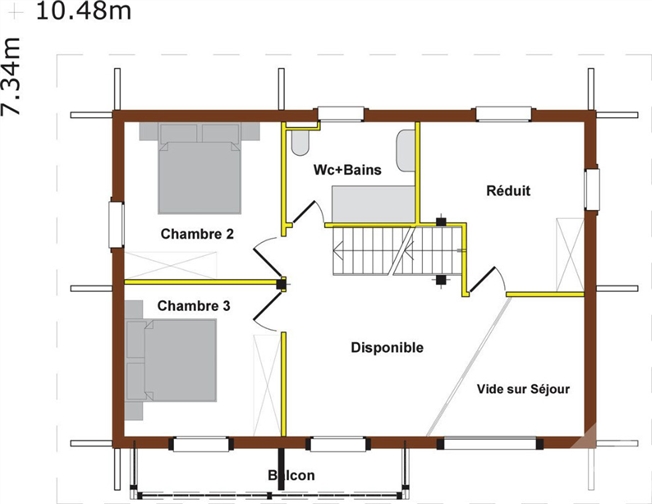 Projekt zum Bau eines Chalets mitten in der Natur! -  Bild 2