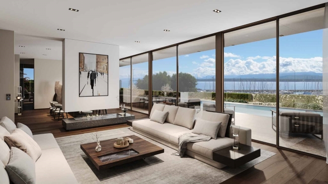 Außergewöhnliche Villa am See – Spiegelpool und Wellnessbereiche -  Bild 5