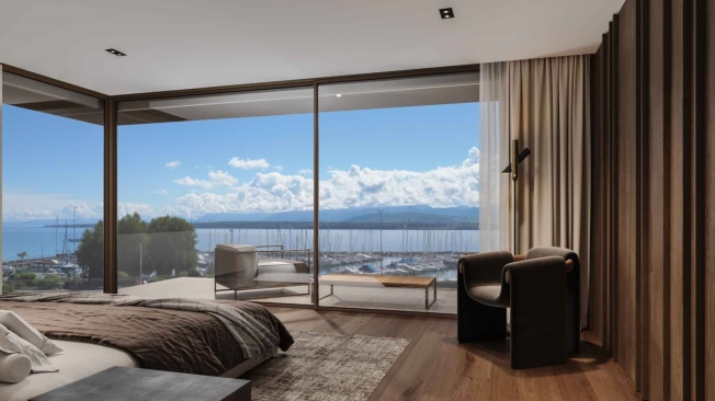 Außergewöhnliche Villa am See – Spiegelpool und Wellnessbereiche -  Bild 8
