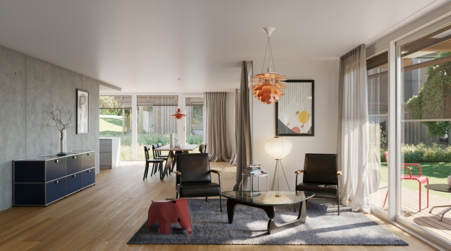 ZEITGENÖSSISCHE ARCHITEKTUR AN EXZELLENTER LAGE -  Bild 3