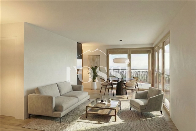 2,5-Zimmer-Penthouse-Wohnung mit Balkon zum Verkauf in Cottens -  Bild 3