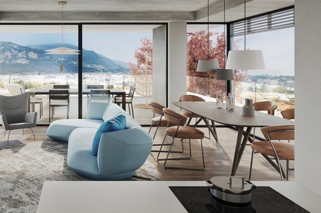 SPA di 100 m² con sauna e piscina interna, nuova costruzione 2026 e terrazza privata -  Bild 4