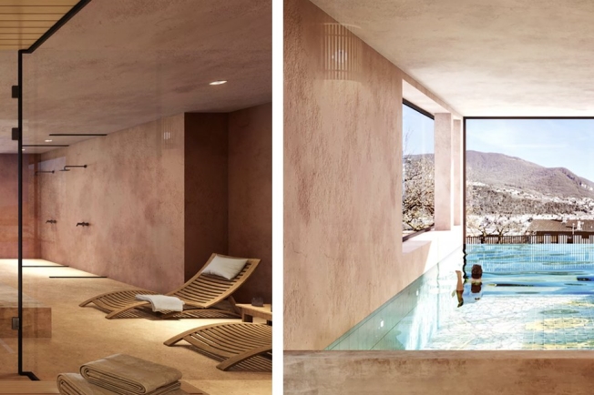 SPA di 100 m² con sauna e piscina interna, nuova costruzione 2026 e terrazza privata -  Bild 6
