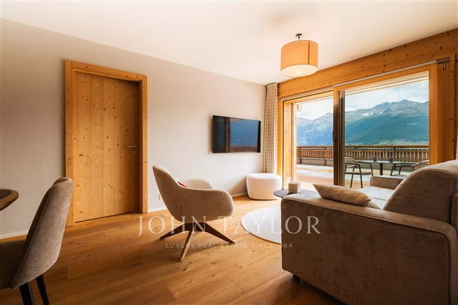 Modernes 3.5-Zimmer-Apartment mit Alpenblick in Hérémence -  Bild 2