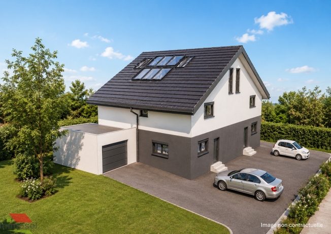 Doppelhaushälfte nach Plan - 5.5 Zimmer - Untergeschoss - Garten - Gar -  Bild 1