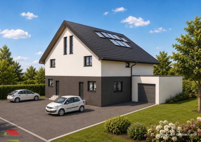 Doppelhaushälfte nach Plan - 5.5 Zimmer - Untergeschoss - Garten - Gar -  Bild 2