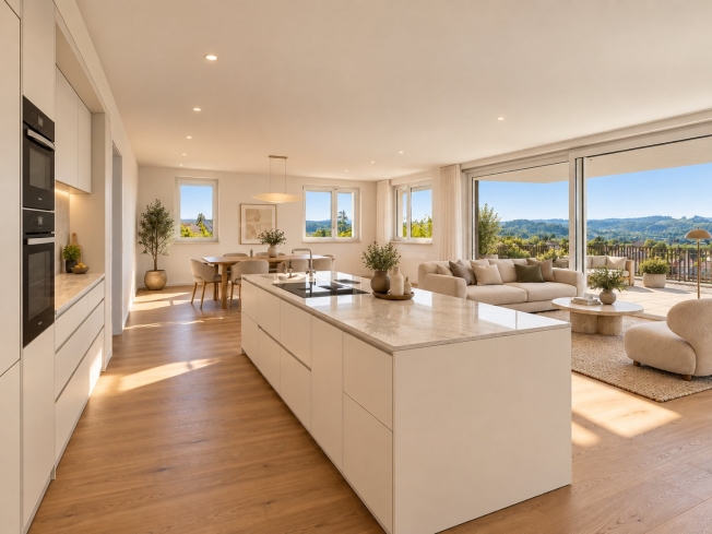 Neubau am Ölberg  Panoramablick und Terrasse -  Bild 1