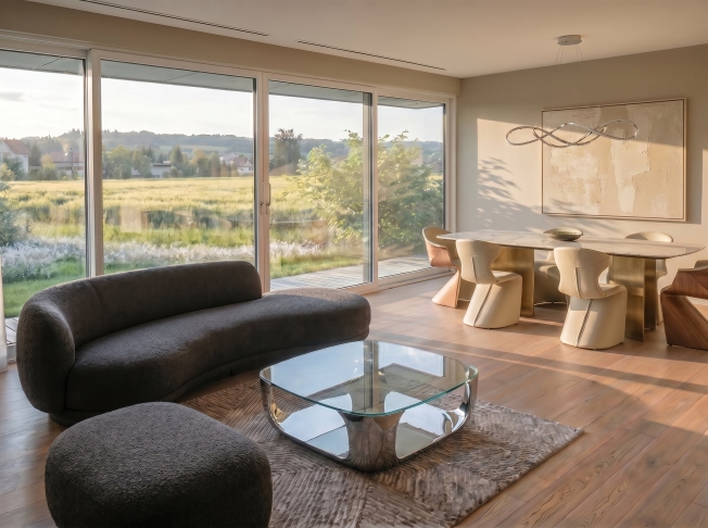 6.5-Zimmer Neubau-Reiheneinfamilienhaus B.1 mit hochwertigem Ausbau  Oberkulm AG -  Bild 1
