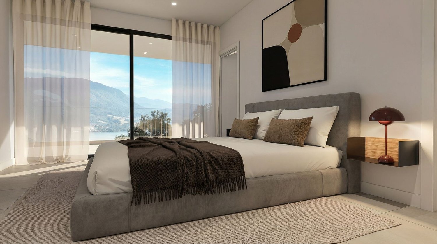 3.5 LOCALI CON GRANDE GIARDINO E VISTA LAGO A LUGANO -  Bild 4