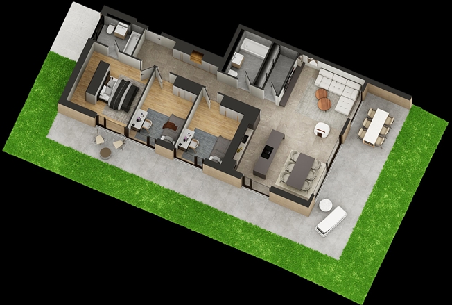 4,5 ZIMMER IM ERDGESCHOSS IN CHERMIGNON D'EN HAUT -  Bild 7