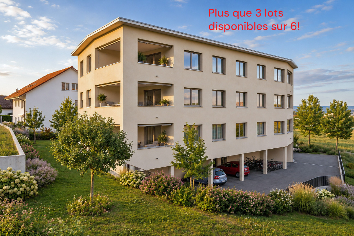 Appartement de 3½ pièces dans promotion de standing à Vuadens -  Bild 1