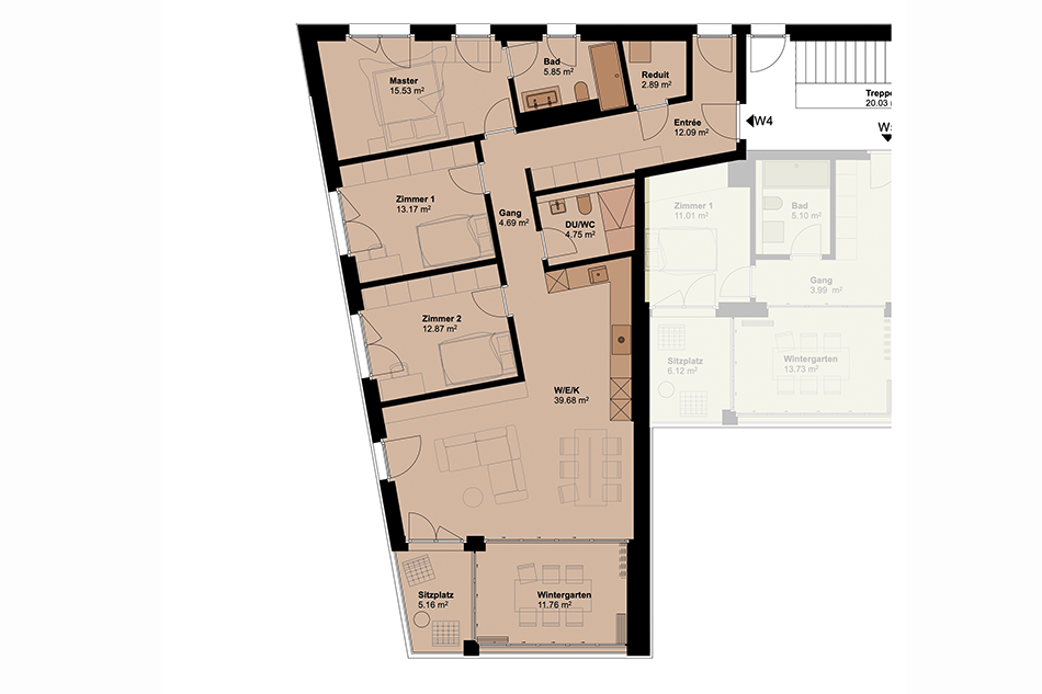 Exklusive Gartenwohnung mit hoher Energieeffizienz und unverbaubarer Aussicht.Neue Preise! - W4 -  Bild 7