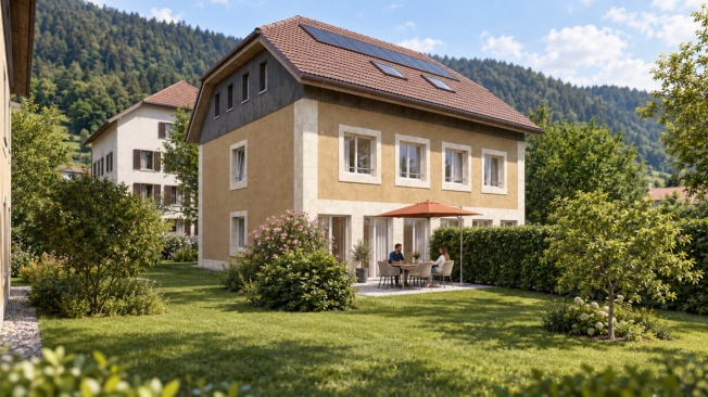 Angrenzende Villen 4,5 Zimmer - Nénuphar Residenz -  Bild 13