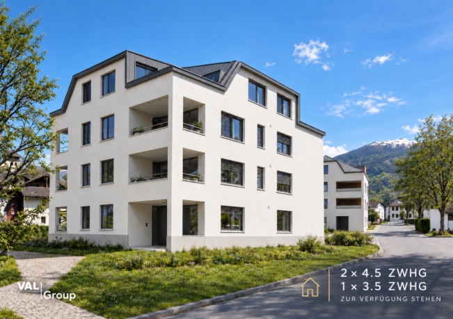 Wohnen am Märtplatz Neubauwohnungen im Herzen von Turtmann -  Bild 1