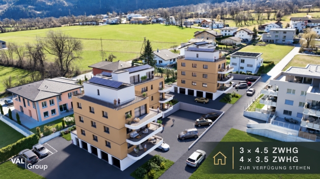 Rembü in Susten Neubau-Eigentum mit Sonne, Ruhe und Bergsicht -  Bild 1