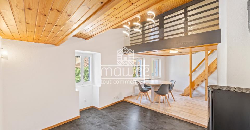 Petite maison de village de 3 pièces, cosy et pleine de charme - Maison 3 pièces - image - 1