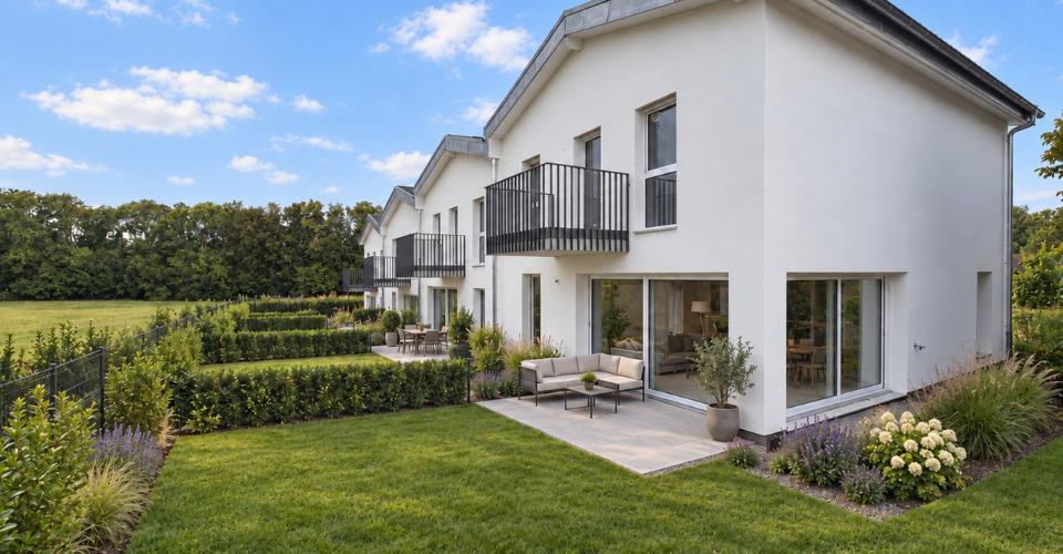 Dernières villas neuves de 5,5 pièces clés en mains à Gletterens. - Maison contiguë 5.5 pièces - image - 1