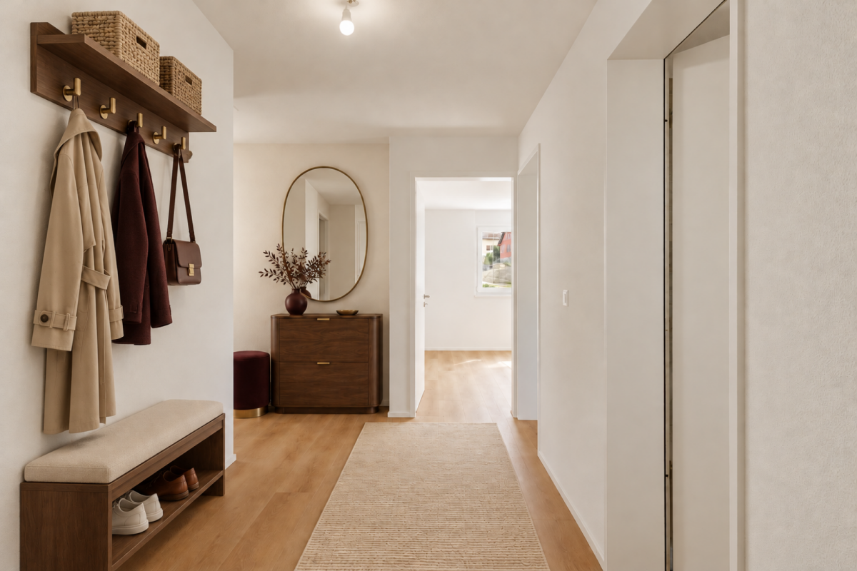 Neue 3.5-Zimmer-Wohnung mit Balkon, Reduit und hochwertiger Küche -  Bild 4