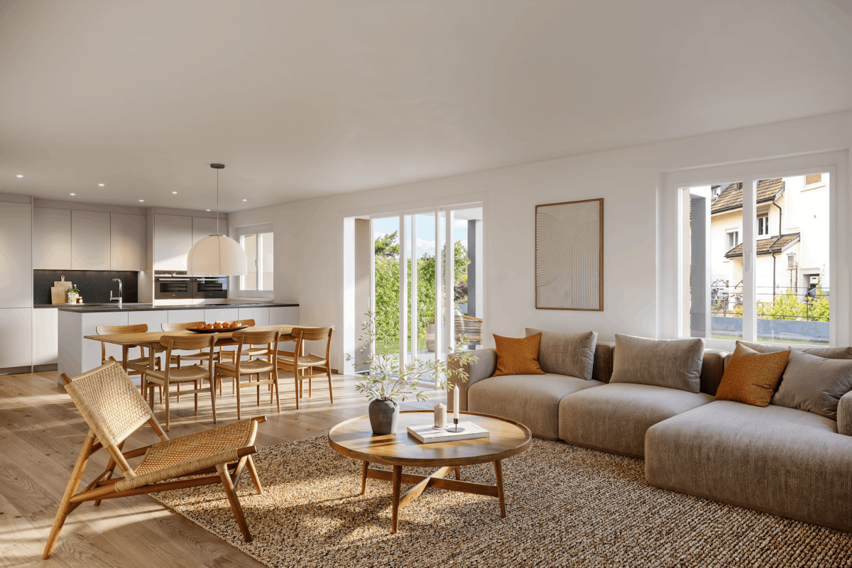 Grosszügige 4.5-Zimmer-Gartenwohnung in ruhiger Lage -  Bild 2
