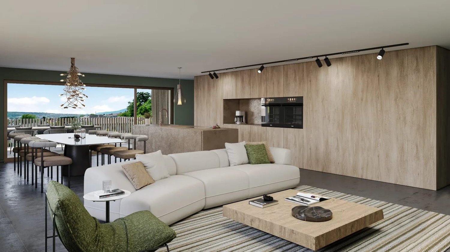 4.5 Zimmer Neubauwohnung im Erdgeschoss mit 44 m² Terrasse -  Bild 2