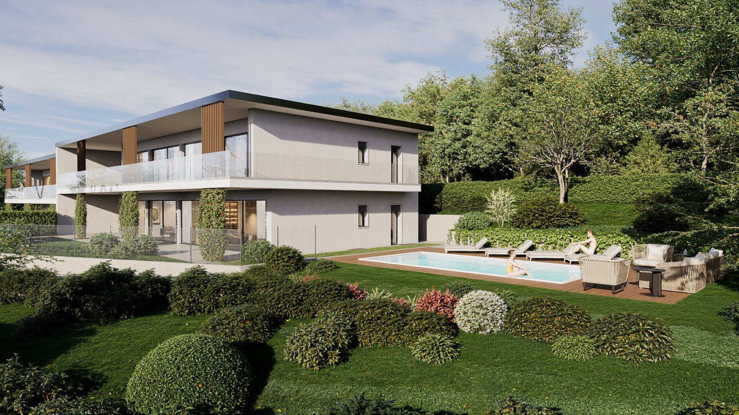 DUPLEX CON GIARDINO LUGANO -  Bild 1