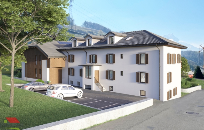Ollon - Neue 2.5 Zimmer Wohnung mit Parkplatz -  Bild 2