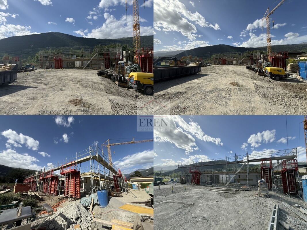 Attique 3,5 pièces de 103 m2 avec terrasse de 52 m2 sud-est à Grône - Promotion "Le Grand Golf" à Grône - Appartements neufs à vendre