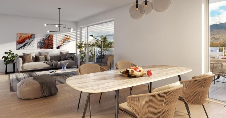 Les Terrasses de Bramois - Lot 2A - Appartement 3.5 pièces - image - 9