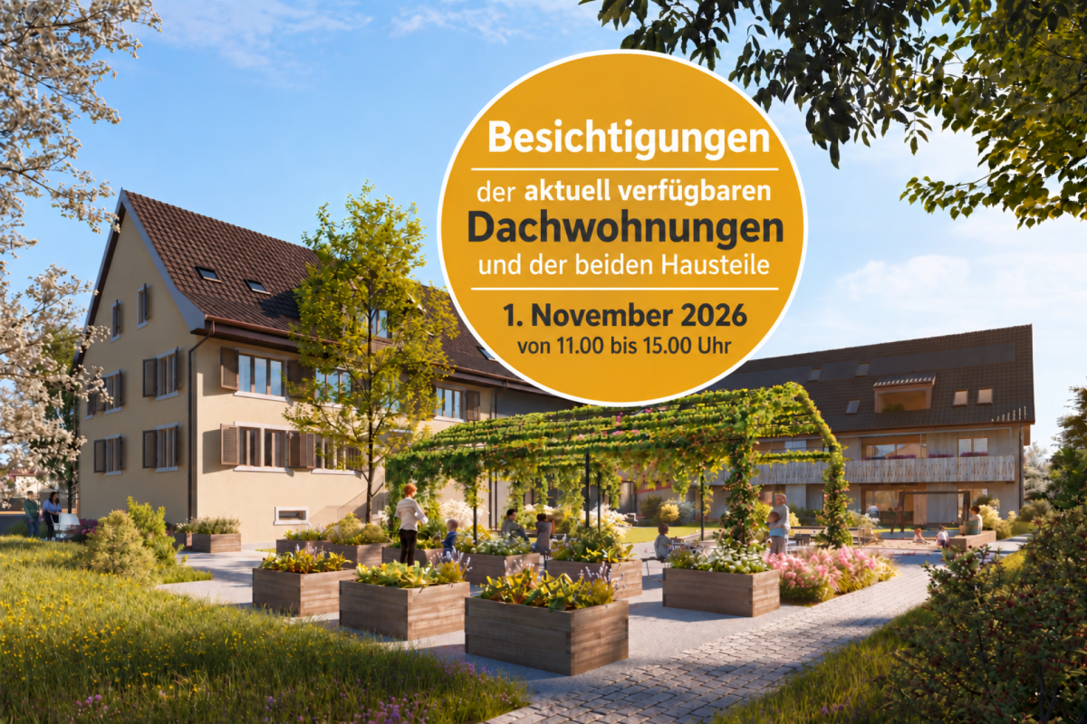 TAG DER OFFENEN TÜR | 1. November 2026, 11.00-15.00 Uhr - Exklusive Hausteile & Dachwohnungen entdecken! -  Bild 1