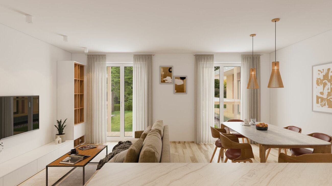 Ambiance chaleureuse pour ce duplex avec terrasse et balcon -  Bild 1