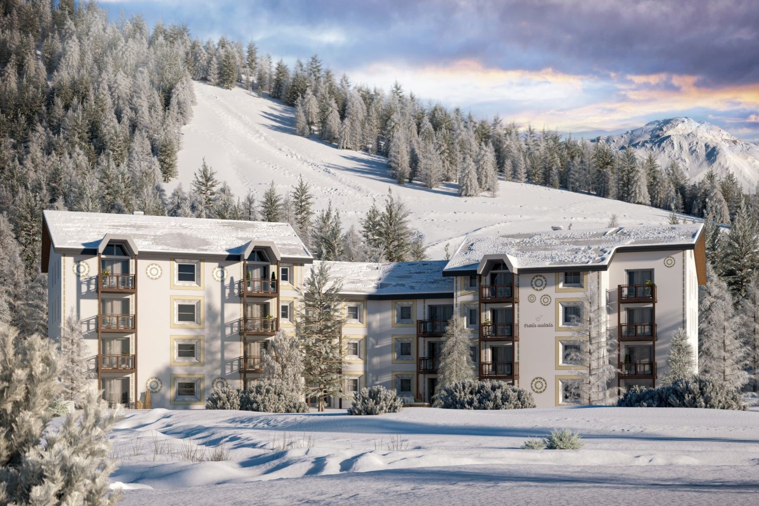 Letzte verfügbare Luxusresidenzen im Trais Sulais, Celerina. - Architektur mit zeitloser Eleganz.