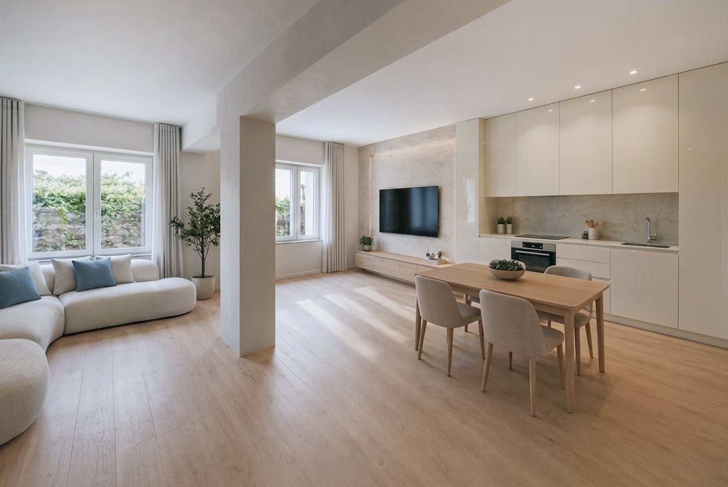STUPENDO E NUOVO PIED-Ã-TERRE DI 2.5 LOCALI A LUGANO CENTRO -  Bild 1