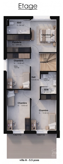 5.5 Zimmer Einfamilienhaus -  Bild 12