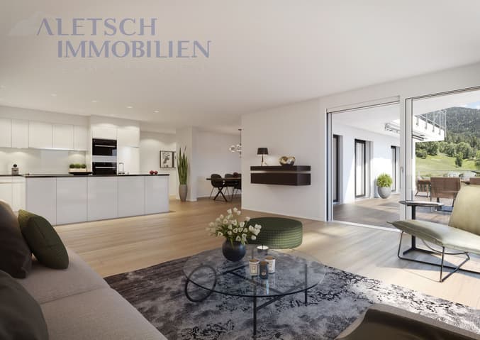 zu verkaufen, 5.5-Neubauwohnung in Ried-Brig / VS -  Bild 2