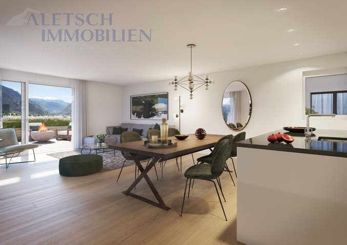 zu verkaufen, 5.5-Neubauwohnung in Ried-Brig / VS -  Bild 3