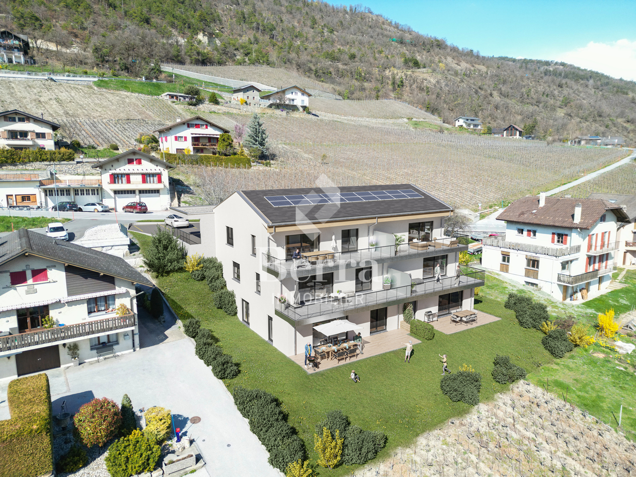 Les travaux ont commencé ! Vue imprenable sur le plaine et ensoleillem -  Bild 2