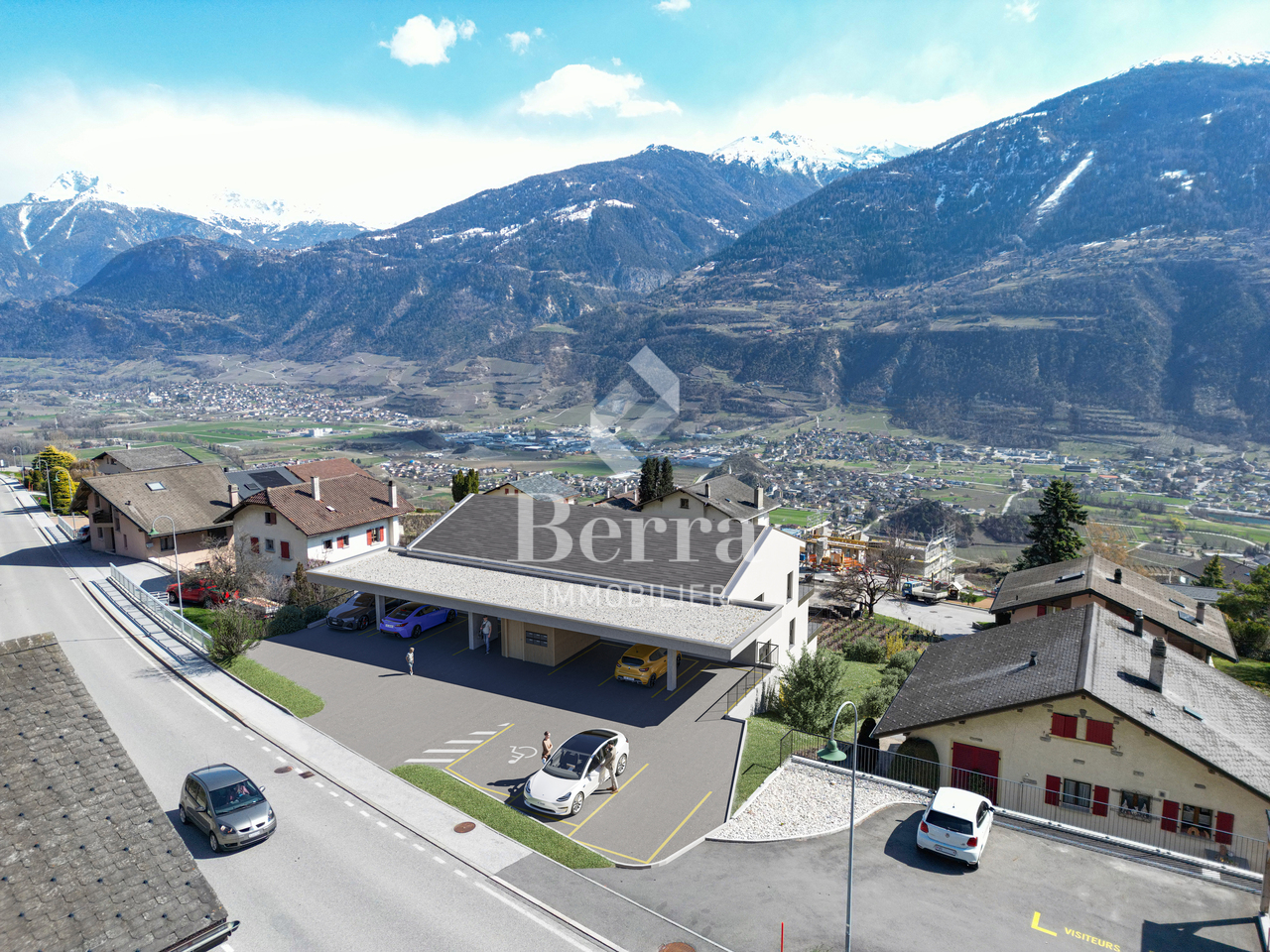 Les travaux ont commencé ! Vue imprenable sur le plaine et ensoleillem -  Bild 4
