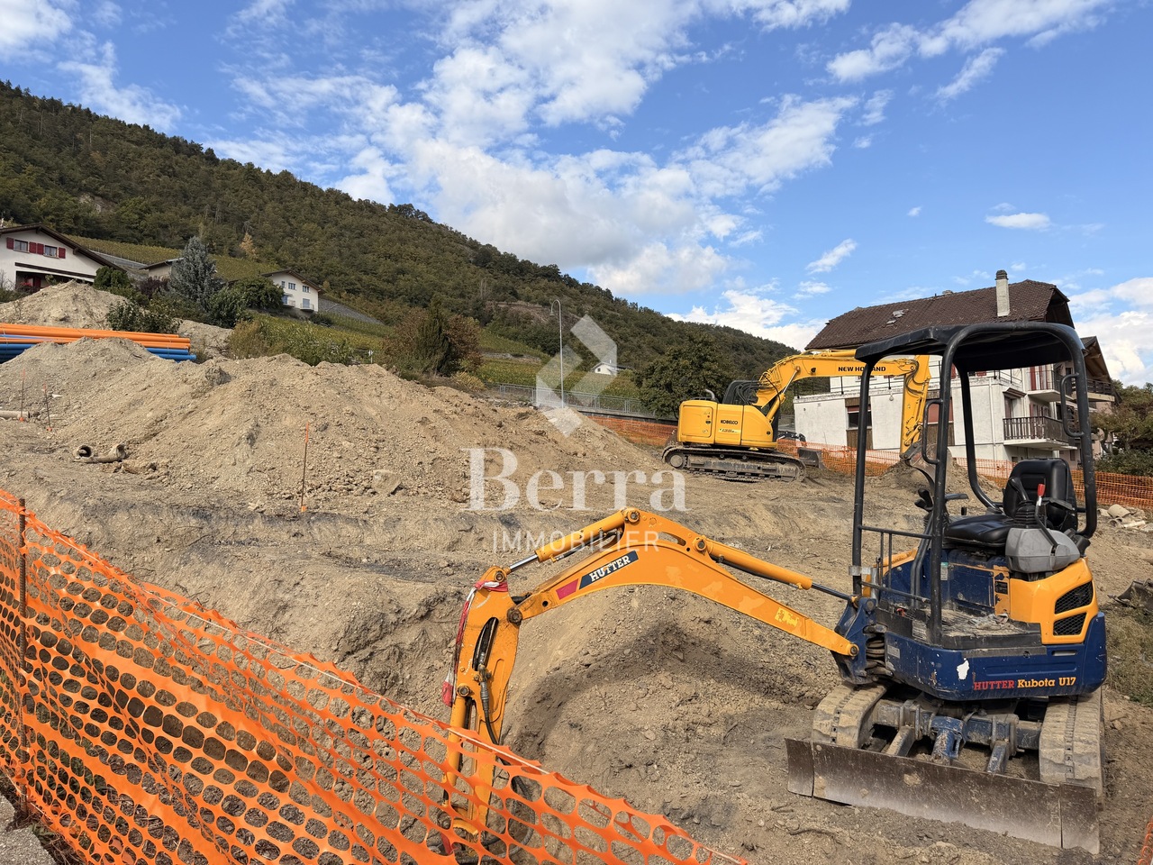 Les travaux ont commencé ! Vue imprenable sur le plaine et ensoleillem -  Bild 7