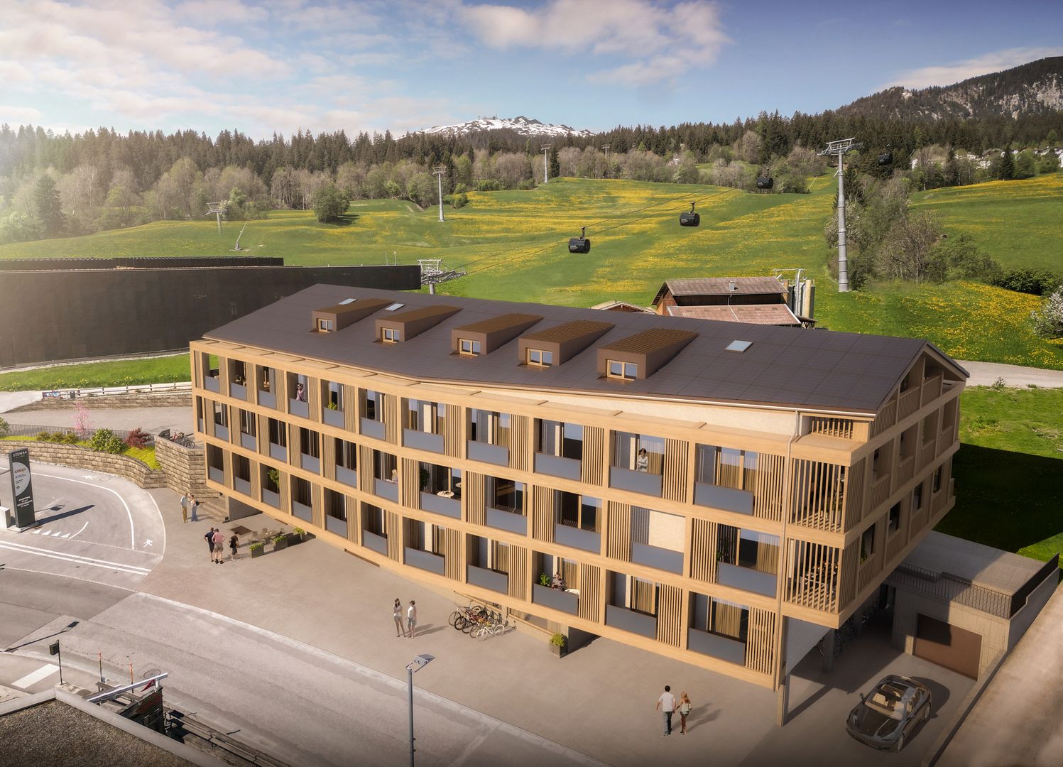 --->Bewirtschaftete 2.5 Zimmerwohnung, direkt bei den Bergbahnen in Flims! -  Bild 1