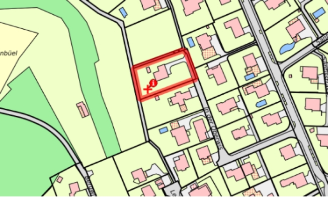 Grundstück mit 1'442m2 mit bestehendem EFH aus dem Jahr 1980 -  Bild 2